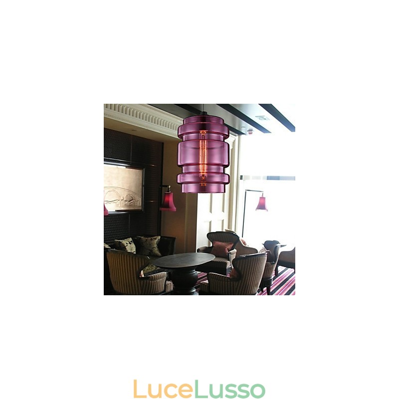 Lampadario Mini Stile Moderno Contemporaneo Vetro
