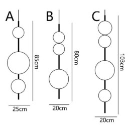 Lampada a sospensione moderna minimalista Magic Beans Molecule Lampada da soffitto