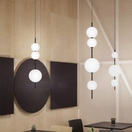 Lampada a sospensione moderna minimalista Magic Beans Molecule Lampada da soffitto