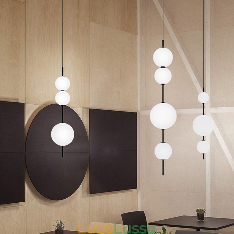 Lampada a sospensione moderna minimalista Magic Beans Molecule Lampada da soffitto