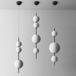 Lampada a sospensione moderna minimalista Magic Beans Molecule Lampada da soffitto