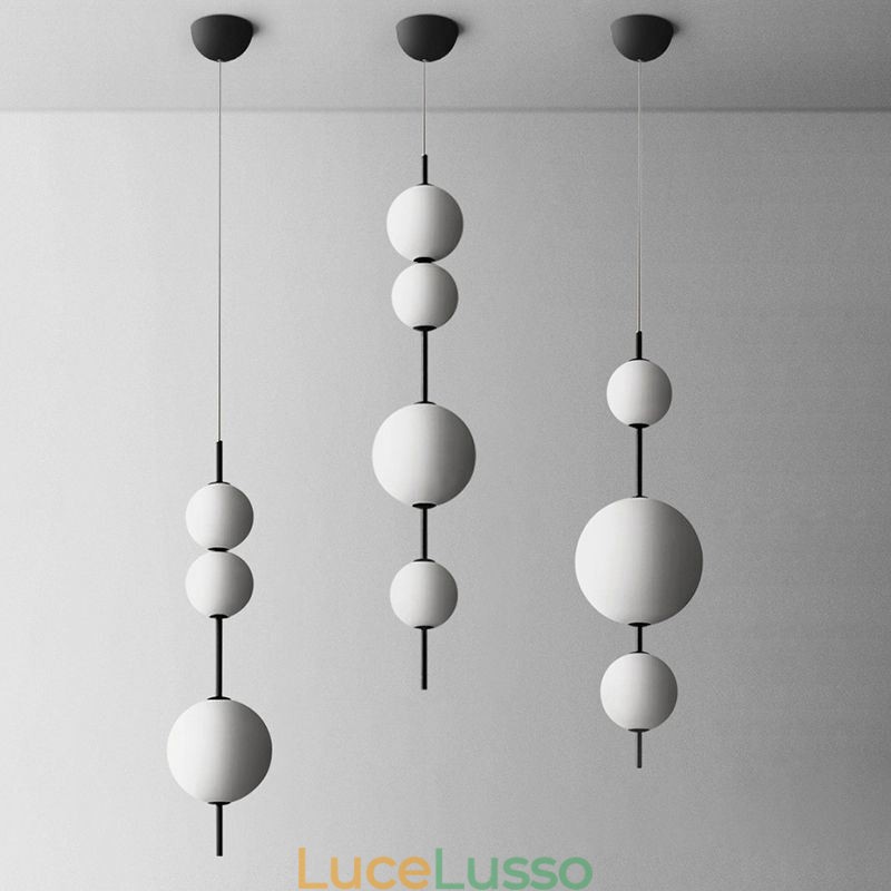 Lampada a sospensione moderna minimalista Magic Beans Molecule Lampada da soffitto