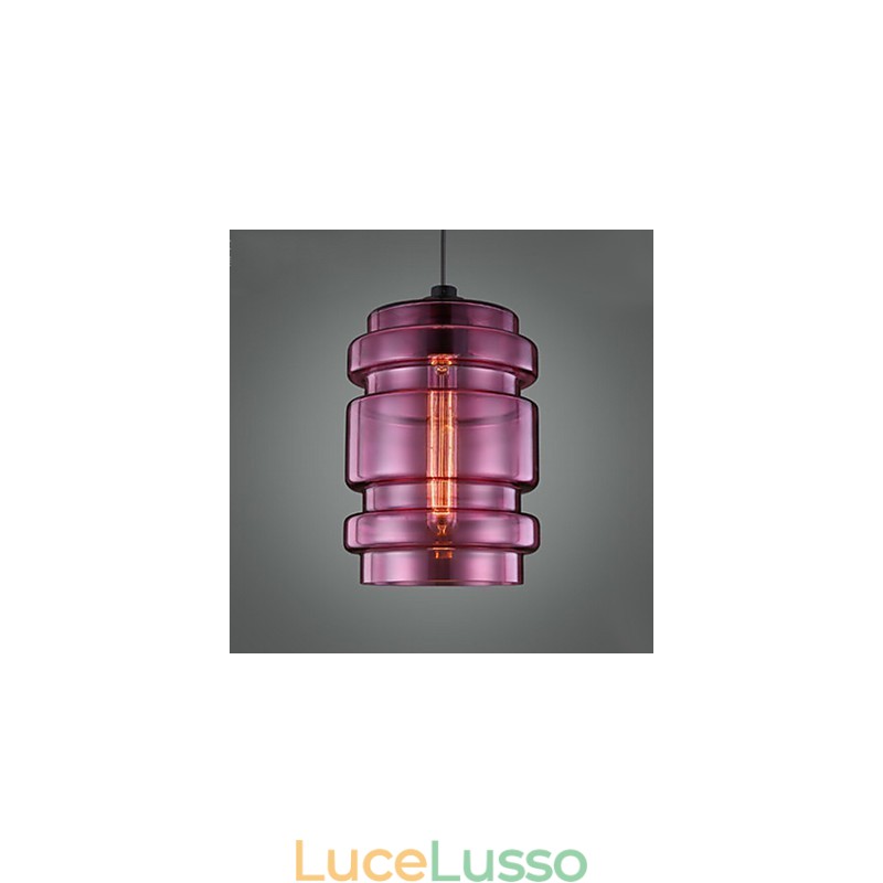 Lampadario Mini Stile Moderno Contemporaneo Vetro