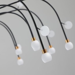 Lampada a sospensione Nordic Creative Lampada da soffitto bianca naturale 14 luci