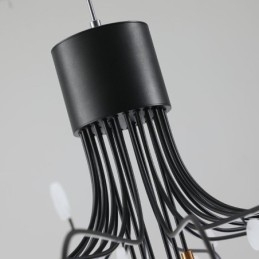 Lampada a sospensione Nordic Creative Lampada da soffitto bianca naturale 30 luci