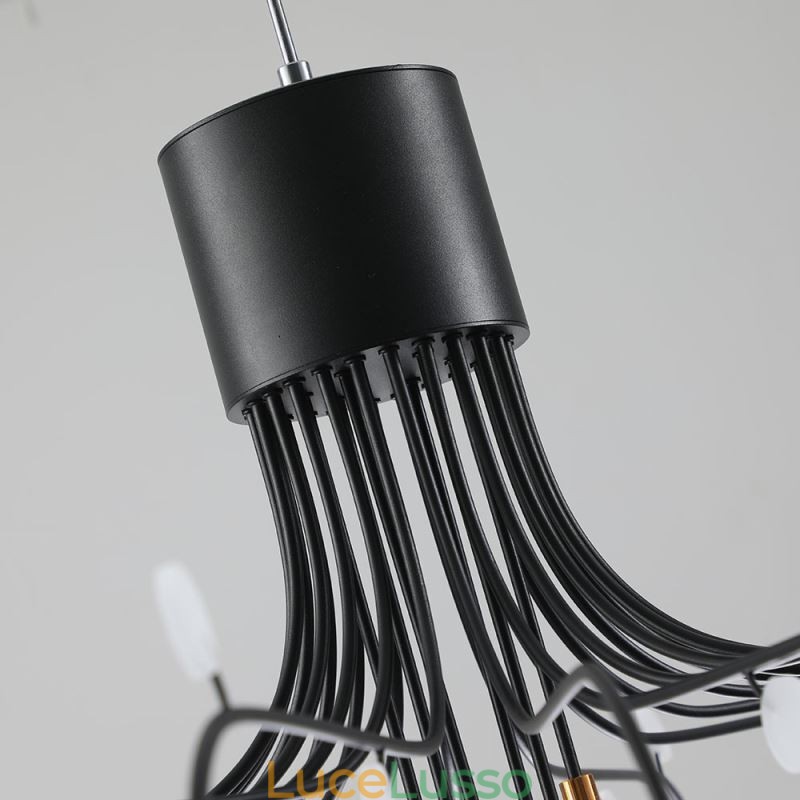 Lampada a sospensione Nordic Creative Lampada da soffitto bianca naturale 30 luci