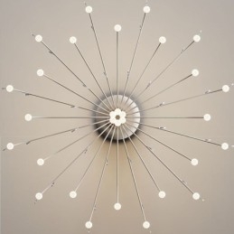Lampada a sospensione Nordic Creative Lampada da soffitto bianca naturale 30 luci