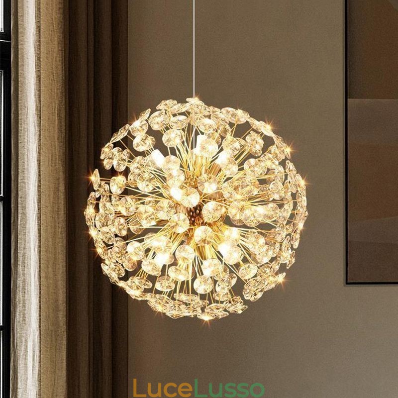 Lampada da soffitto moderna minimalista in ferro galvanizzato a forma di fiore di sole