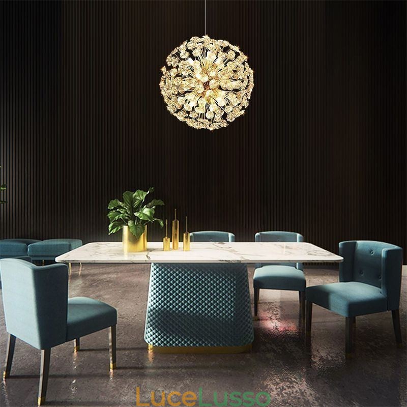 Lampada da soffitto moderna minimalista in ferro galvanizzato a forma di fiore di sole