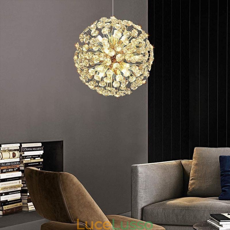 Lampada da soffitto moderna minimalista in ferro galvanizzato a forma di fiore di sole