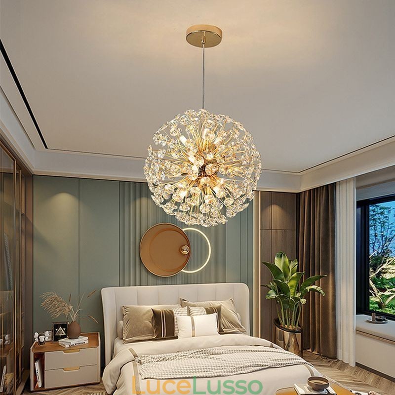 Lampada da soffitto moderna minimalista in ferro galvanizzato a forma di fiore di sole