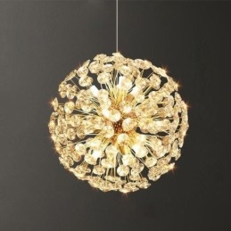 Lampada da soffitto moderna minimalista in ferro galvanizzato a forma di fiore di sole