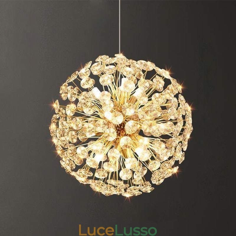 Lampada da soffitto moderna minimalista in ferro galvanizzato a forma di fiore di sole