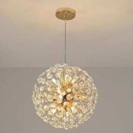 Lampada da soffitto moderna minimalista in ferro galvanizzato a forma di fiore di sole
