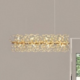 Lampada a sospensione con striscia galvanica, lampada da soffitto in ferro battuto a forma di fiore di sole