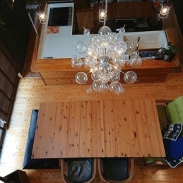 Lampada a sospensione moderna Lampada da soffitto in vetro a bolle minimalista
