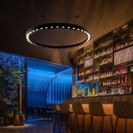Lampada a sospensione americana, lampada da soffitto con decorazione in ferro battuto retrò