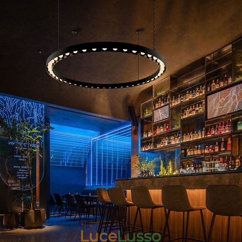 Lampada a sospensione americana, lampada da soffitto con decorazione in ferro battuto retrò