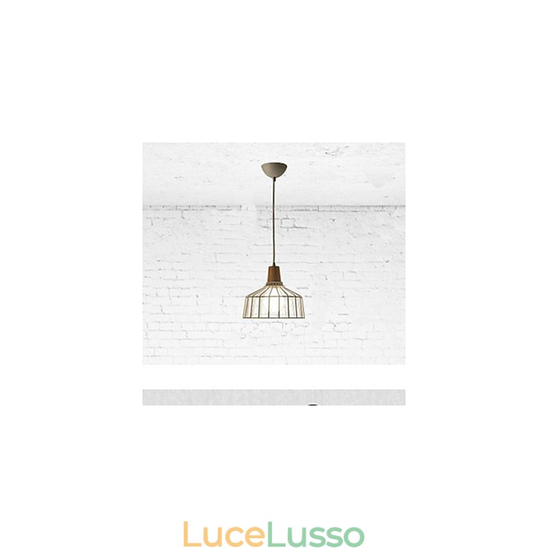 Lampadario in metallo illuminazione semplice