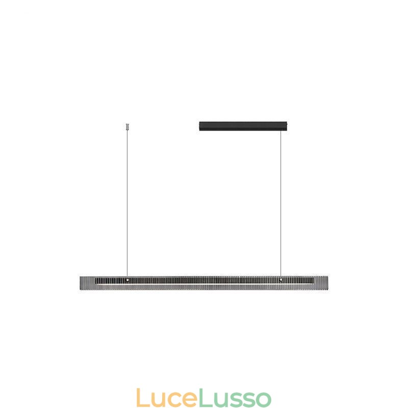 Lampada a sospensione 100CM Lampada da soffitto in vetro dimmerabile con telecomando