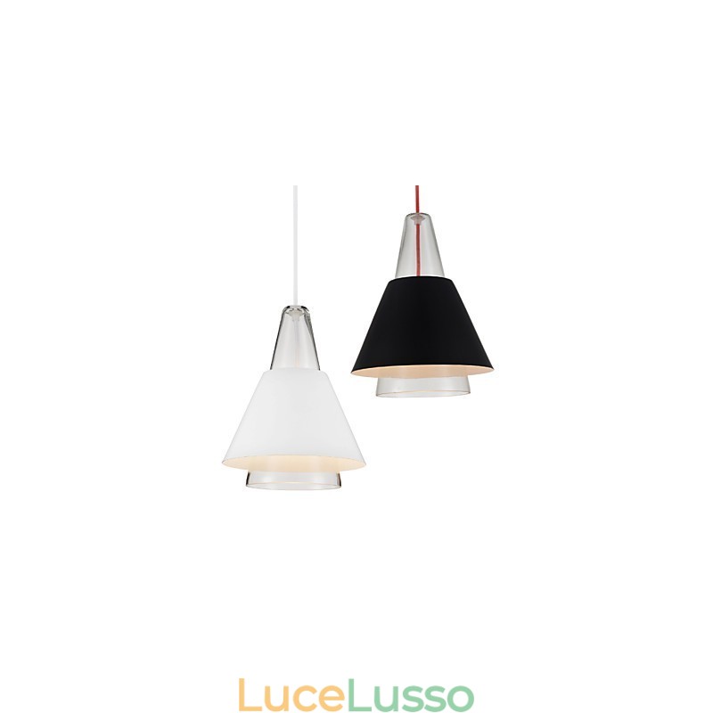 Lampadario in vetro dipinto moderno e contemporaneo