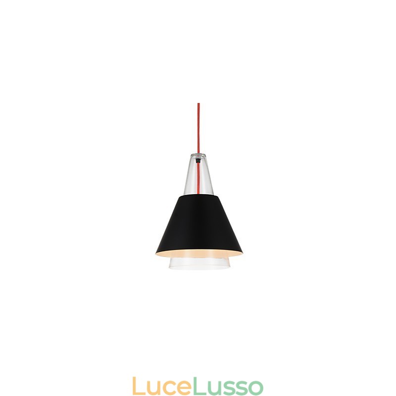 Lampadario in vetro dipinto moderno e contemporaneo