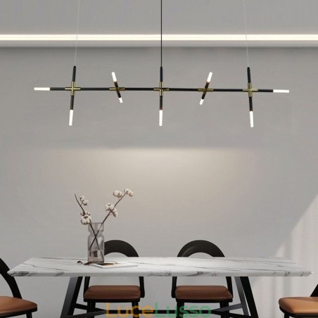 Semplice lampada a sospensione creativa con giunzione, luce da soffitto bianca calda, lampada combinata fai da te Semplice lampada a sospensione creativa con giunzione, luce da soffitto bianca calda, lampada combinata fai da te