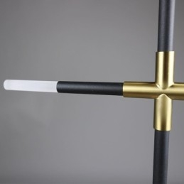 Semplice lampada a sospensione creativa con giunzione, luce da soffitto bianca calda, lampada combinata fai da te