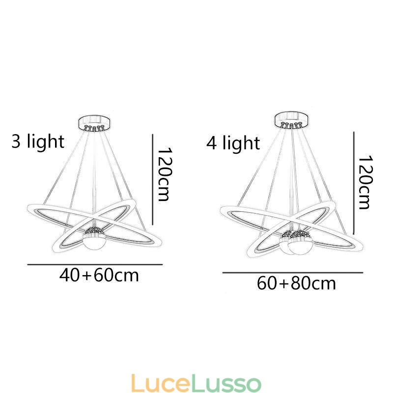 Lampada a sospensione in ferro battuto, acrilico, cielo stellato, anello, luce da soffitto