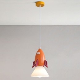 Lampada a sospensione minimalista in ferro battuto Moon Landing Piccola lampada da soffitto