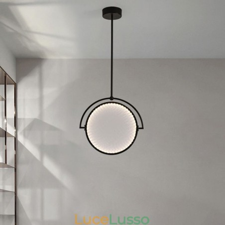 Lampada a sospensione nordica Lampada da soffitto creativa in ferro battuto ad anello Lampada a sospensione nordica Lampada da soffitto creativa in ferro battuto ad anello