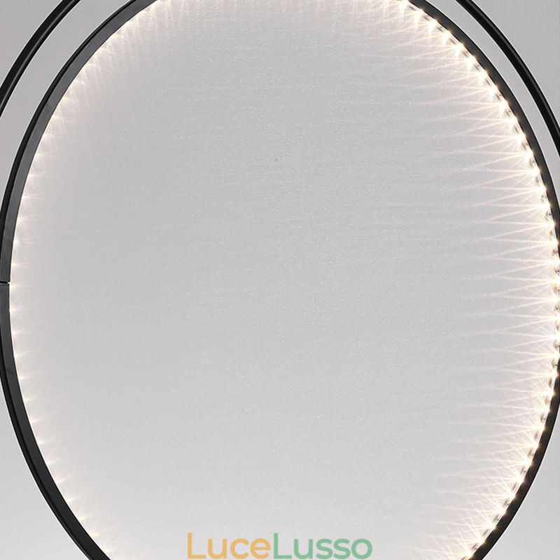 Lampada a sospensione nordica Lampada da soffitto creativa in ferro battuto ad anello