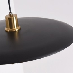 Lampada a sospensione nordica in ferro battuto, lampade da soffitto a disco creative