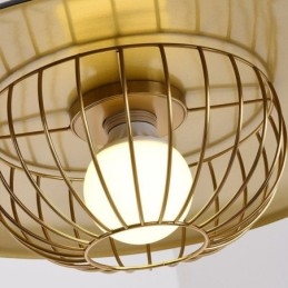 Lampada a sospensione nordica in ferro battuto, lampade da soffitto a disco creative