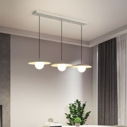 Lampada da soffitto a disco in ferro battuto G9 con pendente nordico creativo