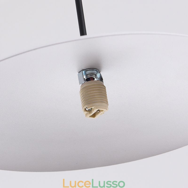 Lampada da soffitto a disco in ferro battuto G9 con pendente nordico creativo