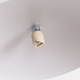 Lampada a sospensione nordica creativa G9 Lampada da soffitto a disco in ferro battuto