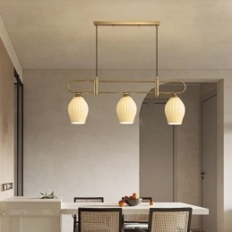 Lampada a sospensione nordica in ferro battuto Lampada da soffitto creativa a forma di stame
