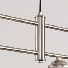 Lampada a sospensione nordica in ferro battuto Lampada da soffitto creativa a forma di stame