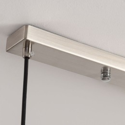 Lampada a sospensione nordica in ferro battuto Lampada da soffitto creativa a forma di stame