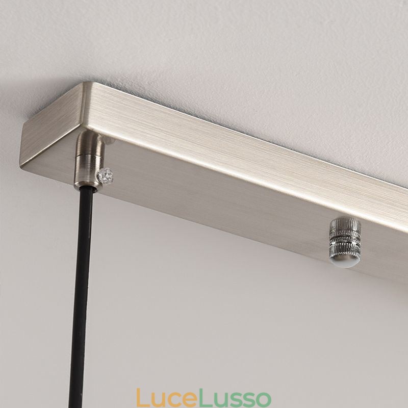 Lampada a sospensione nordica in ferro battuto Lampada da soffitto creativa a forma di stame