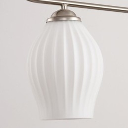 Lampada a sospensione nordica in ferro battuto Lampada da soffitto creativa a forma di stame