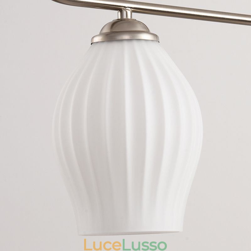 Lampada a sospensione nordica in ferro battuto Lampada da soffitto creativa a forma di stame