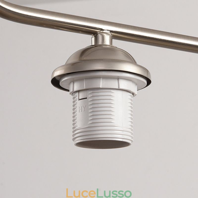 Lampada a sospensione nordica in ferro battuto Lampada da soffitto creativa a forma di stame