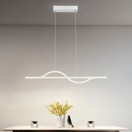 Elegante lampada a sospensione in alluminio Art Wave lampada da soffitto