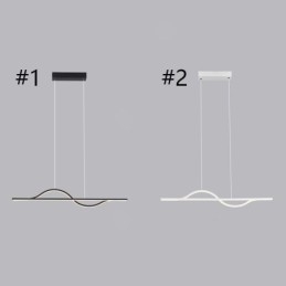 Elegante lampada a sospensione in alluminio Art Wave lampada da soffitto