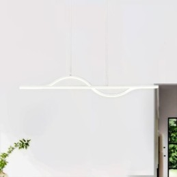 Elegante lampada a sospensione in alluminio Art Wave lampada da soffitto