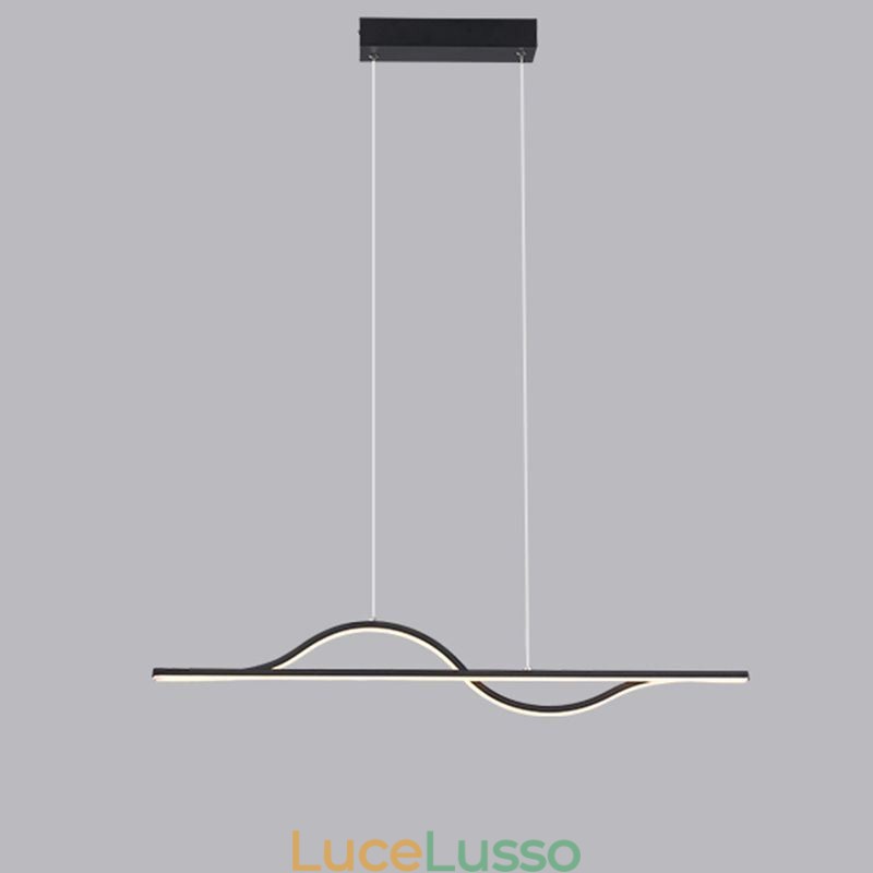 Elegante lampada a sospensione in alluminio Art Wave lampada da soffitto