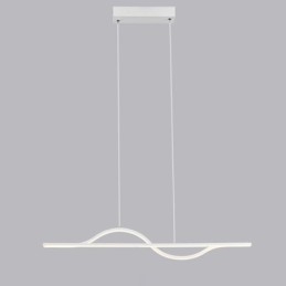 Elegante lampada a sospensione in alluminio Art Wave lampada da soffitto