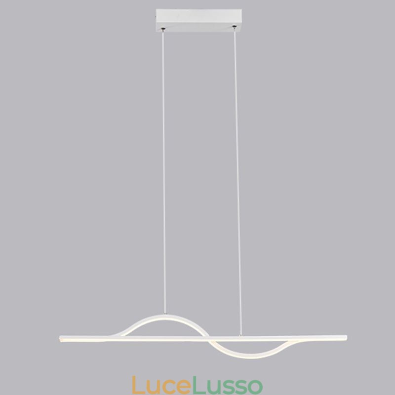 Elegante lampada a sospensione in alluminio Art Wave lampada da soffitto